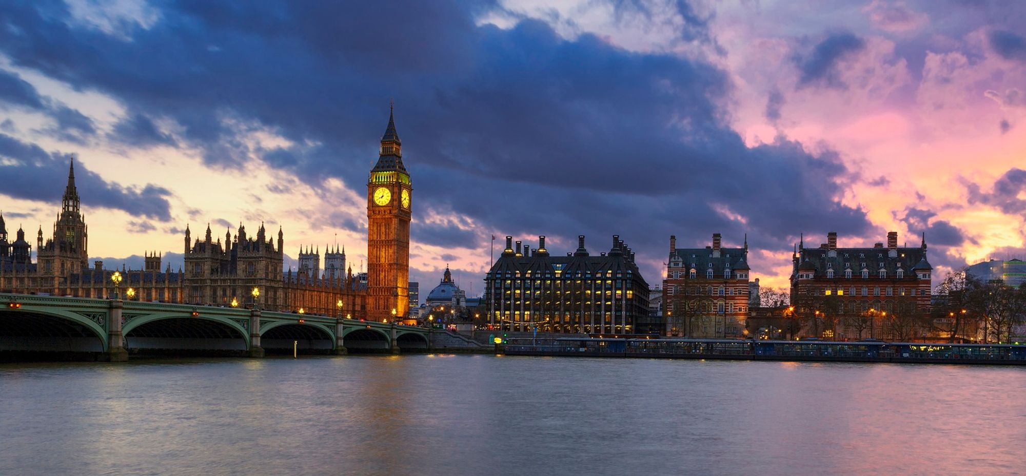 a London skyline
