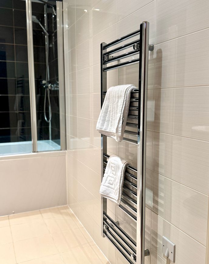 a shower rack